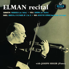  Elman Recital - Bach, Handel, Vitali, Sammartini - AudioSoundMusic