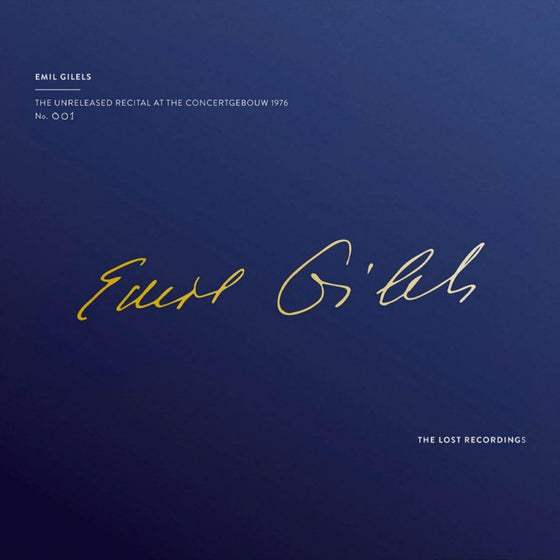 Emil Gilels - The Unreleased Concert At The Concertgebouw 1976 (2LP) - AudioSoundMusic