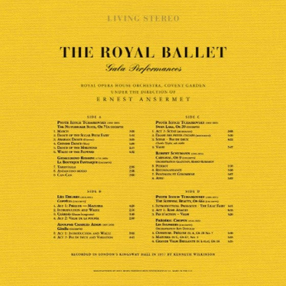 Ernest Ansermet - The Royal Ballet Gala Performances (5LP, Box set, 45RPM) - AudioSoundMusic