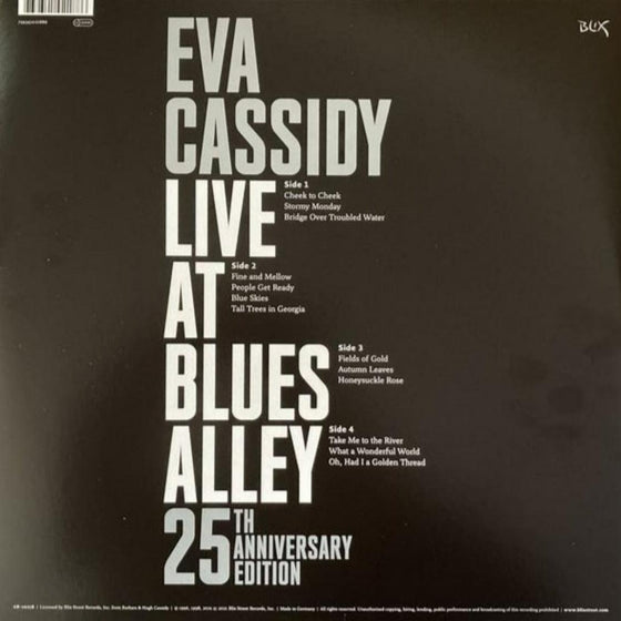 Eva Cassidy - Live at Blues Alley (2LP, 45RPM) - AudioSoundMusic