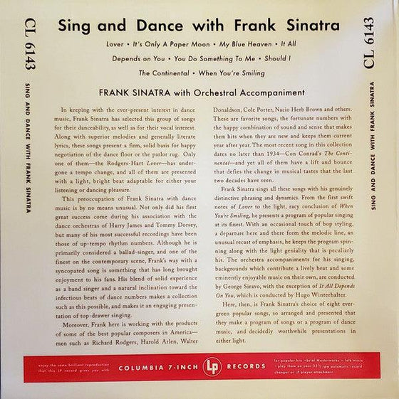 Frank Sinatra - Sing and dance with Frank Sinatra (Mono) - AudioSoundMusic