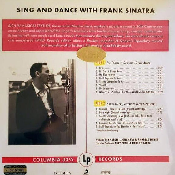 Frank Sinatra - Sing and dance with Frank Sinatra (Mono) - AudioSoundMusic