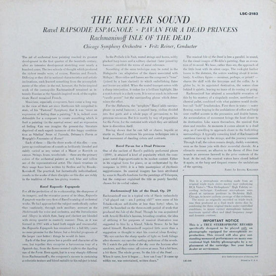 Fritz Reiner - The Reiner Sound - Ravel, Rachmaninov - AudioSoundMusic