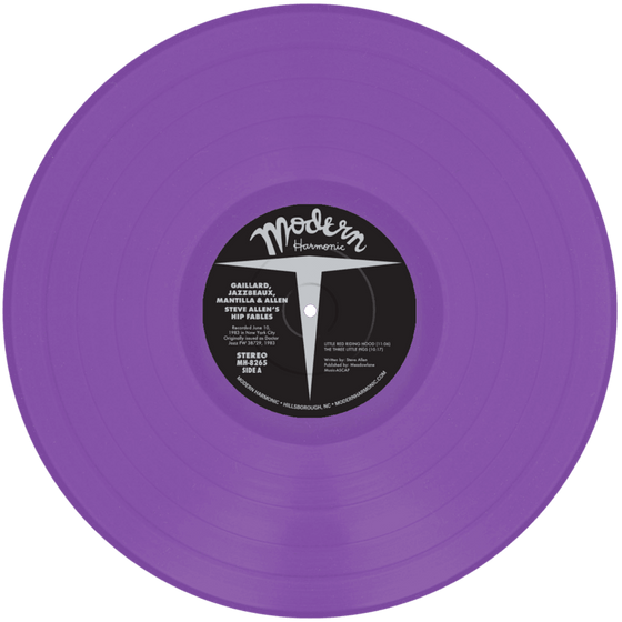 Gaillard, Jazzbeaux, Mantilla & Allen - Steve Allen's Hip Fables (Violet vinyl) - AudioSoundMusic