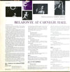 Harry Belafonte - Belafonte At Carnegie Hall (2LP, 180g, 33RPM, Analogue Productions) - AudioSoundMusic