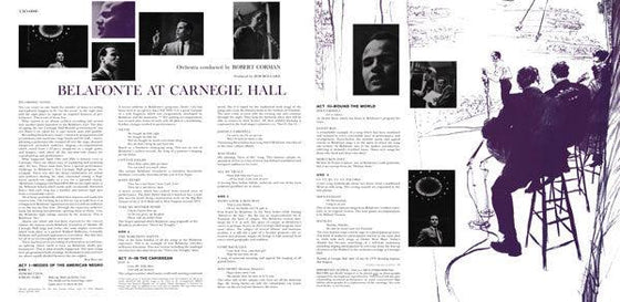 Harry Belafonte - Belafonte At Carnegie Hall (2LP, 180g, 33RPM, Analogue Productions) - AudioSoundMusic