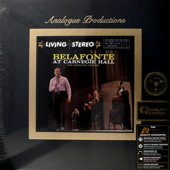 Harry Belafonte - Belafonte At Carnegie Hall (5LP, 45RPM, Box set) - AudioSoundMusic