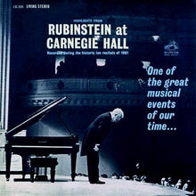  Highlights From Rubinstein at Carnegie Hall - Debussy, Szymanowski, Prokofiev, Villa-Lobos (200g) - AudioSoundMusic