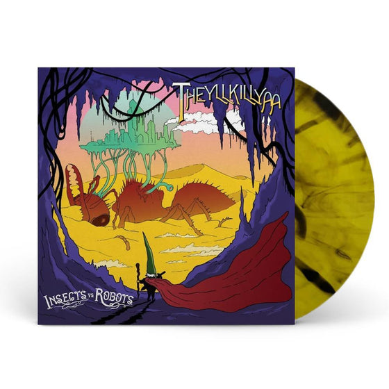 Insects vs. Robots - Theyllkillyaa (Yellow & Black Swirl vinyl) - AudioSoundMusic