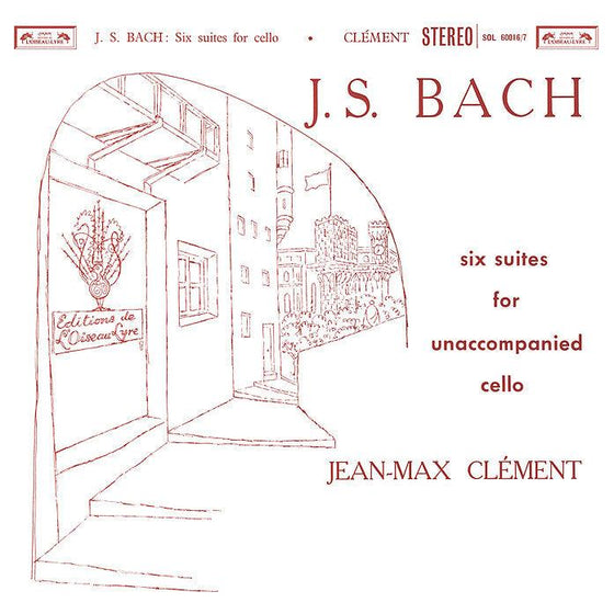 J.S. Bach - 6 Cello Suites - Jean-Max Clément (2LP, Mono) - AudioSoundMusic