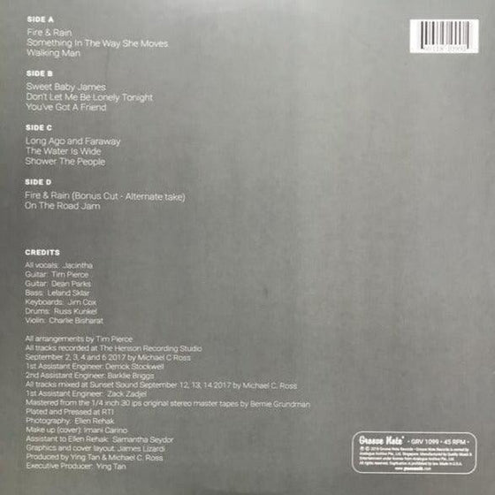 Jacintha - Fire & Rain: Tribute To James Taylor (2LP, 45RPM) - AudioSoundMusic