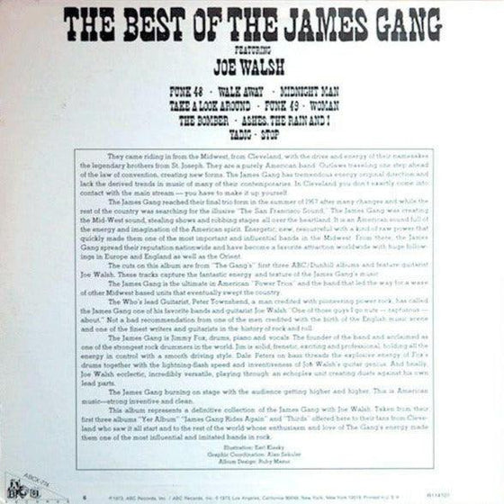 James Gang - The Best Of The James Gang - AudioSoundMusic