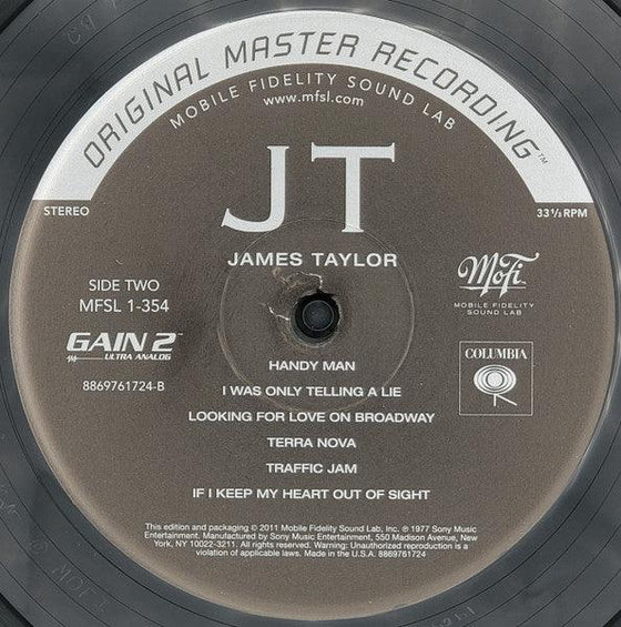 James Taylor – JT (Ultra Analog, Half-speed Mastering) - AudioSoundMusic