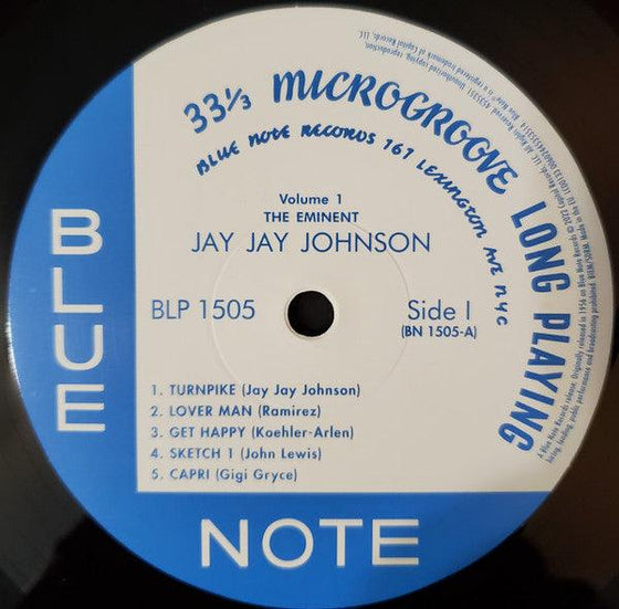 Jay Jay Johnson – The Eminent Jay Jay Johnson Volume 1 (Mono) - AudioSoundMusic