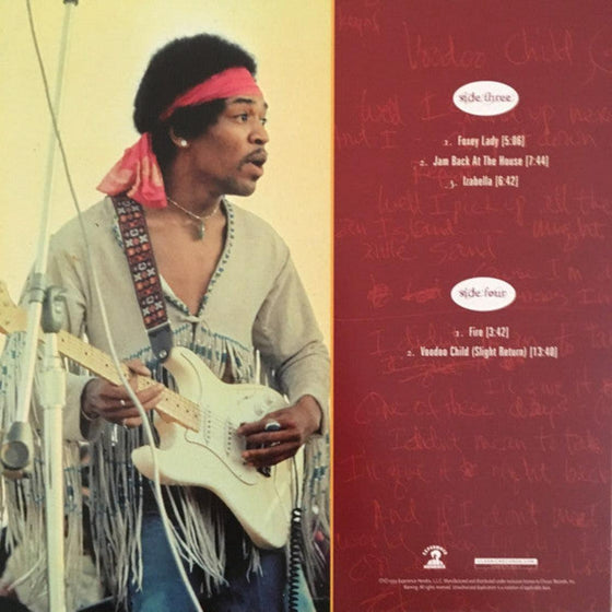 Jimi Hendrix – Live At Woodstock (3 translucent orange 33RPM LP + a 7" 45RPM black vinyl, box set) - AudioSoundMusic