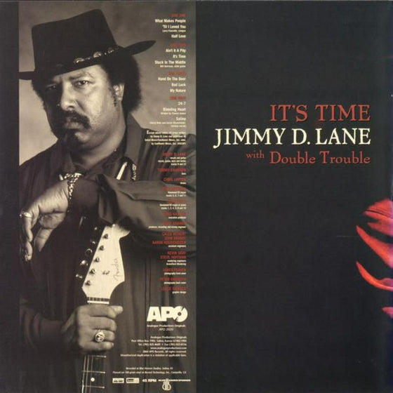 Jimmy D. Lane - It's Time (2LP, 45RPM) - AudioSoundMusic