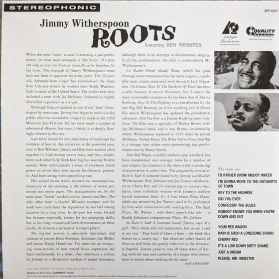 Jimmy Witherspoon Featuring Ben Webster – Roots - AudioSoundMusic