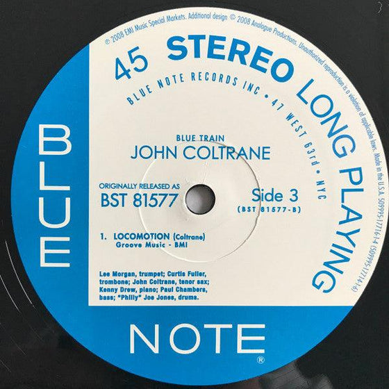 John Coltrane – Blue Train (2LP, 45RPM, 200g) - AudioSoundMusic