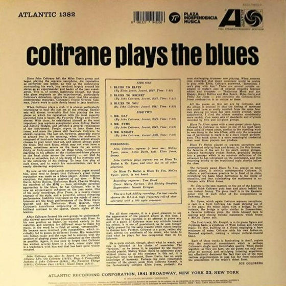 John Coltrane - Coltrane Plays The Blues (2LP, 45RPM) - AudioSoundMusic