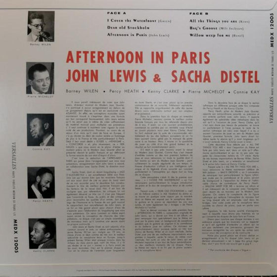 John Lewis & Sacha Distel - Afternoon In Paris (Mono) - AudioSoundMusic