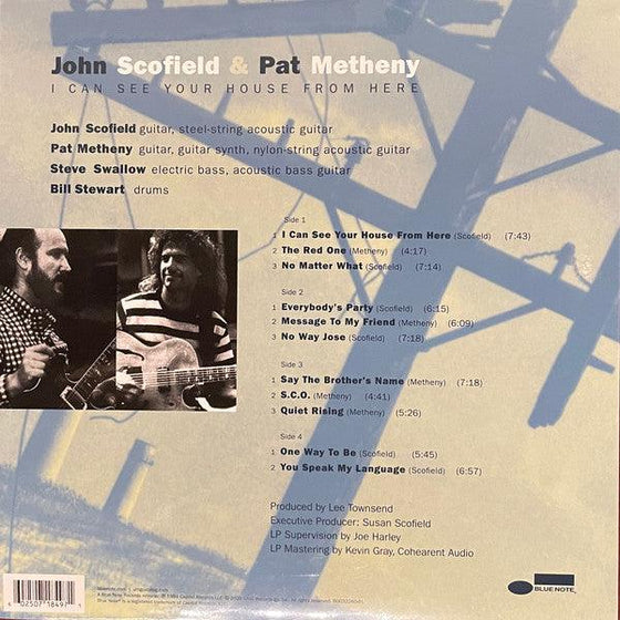 John Scofield & Pat Metheny - I Can See Your House From Here (2LP) - AudioSoundMusic