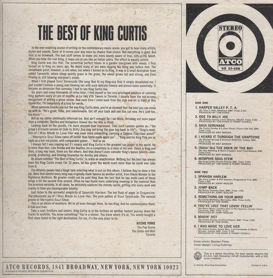 King Curtis - The Best Of King Curtis - AudioSoundMusic