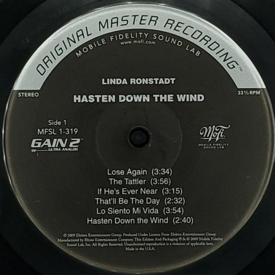 Linda Ronstadt – Hasten Down The Wind (Ultra Analog, Half-speed Mastering) - AudioSoundMusic