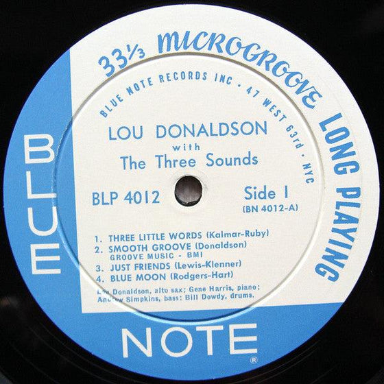 Lou Donaldson With The Three Sounds – LD+3 (Mono, 200g) - AudioSoundMusic