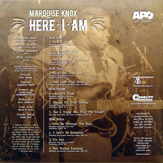 Marquise Knox - Here I Am (2LP, 45RPM, 200g) - AudioSoundMusic