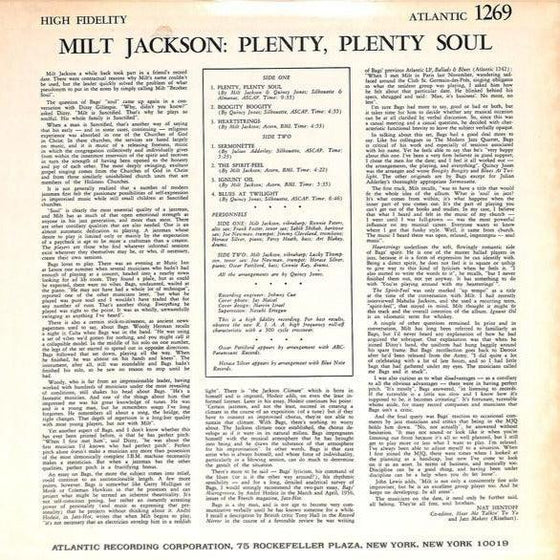 Milt Jackson - Plenty, Plenty Soul - AudioSoundMusic