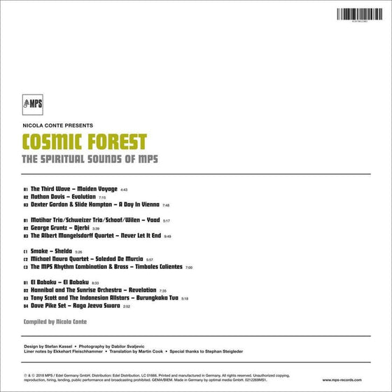 Nicola Conte Presents Cosmic Forest - The Spiritual Sounds of MPS (2LP) - AudioSoundMusic