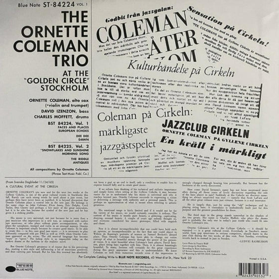 Ornette Coleman - Round Trip - The Complete Ornette Coleman (6LP, Box set) - AudioSoundMusic