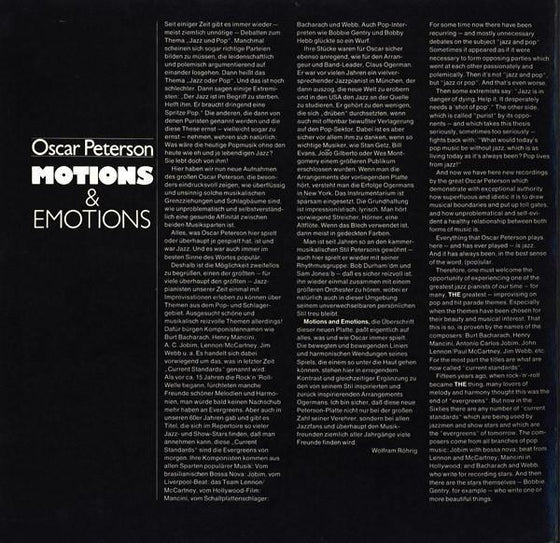 Oscar Peterson - Motions & Emotions - AudioSoundMusic