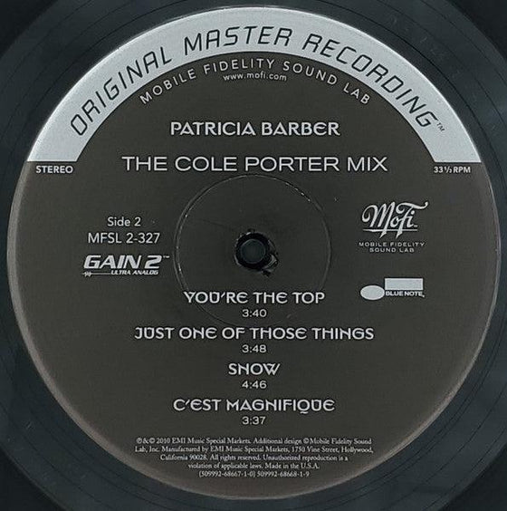 Patricia Barber – The Cole Porter Mix (2LP, Ultra Analog, Half-speed Mastering) - AudioSoundMusic