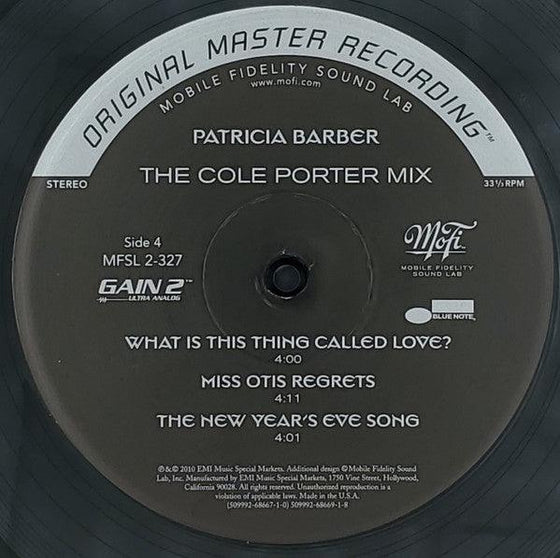 Patricia Barber – The Cole Porter Mix (2LP, Ultra Analog, Half-speed Mastering) - AudioSoundMusic