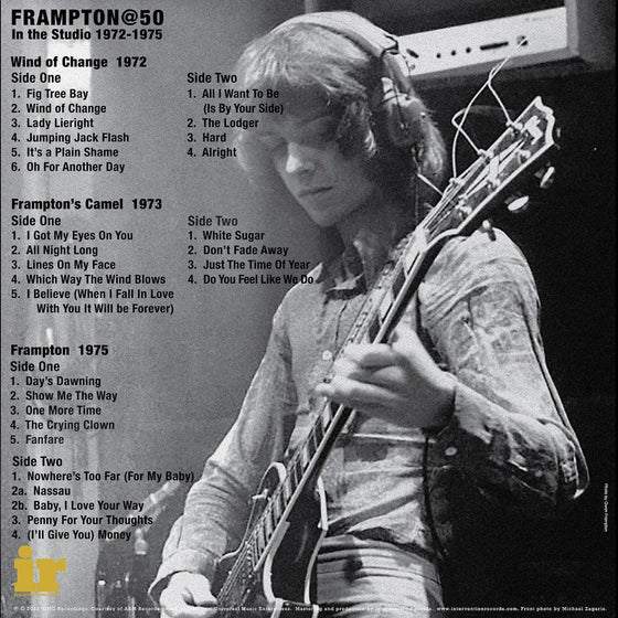 Peter Frampton - Frampton@50: In the Studio 1972-1975 (3LP, Case) - AudioSoundMusic