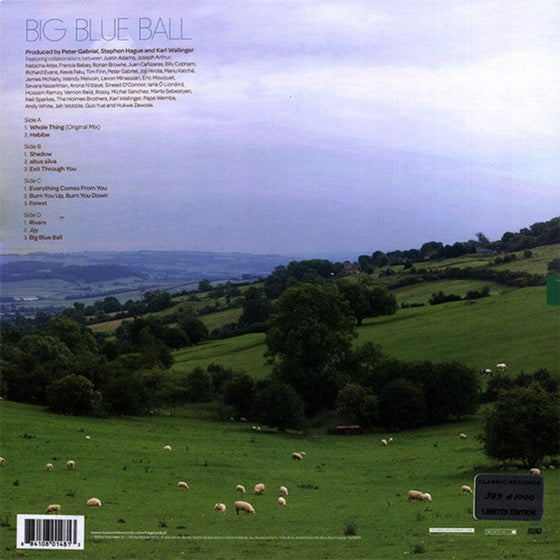 Peter Gabriel and Various Artists - Big Blue Ball (2LP, 45RPM, Blue vinyl) - AudioSoundMusic