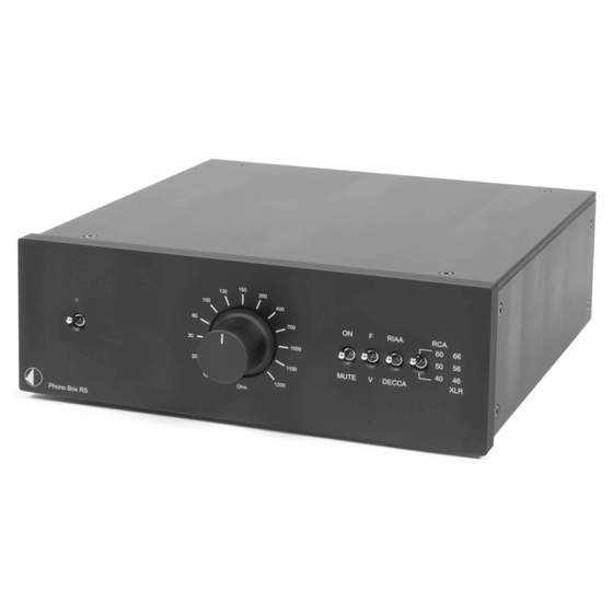 Phono Stage Solid State – Pro-ject Phono Box RS (MM & MC) - AudioSoundMusic