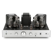  Pre-owned vacuum tube integrated amplifier CARY AUDIO SLI-80 Signature Silver - AudioSoundMusic