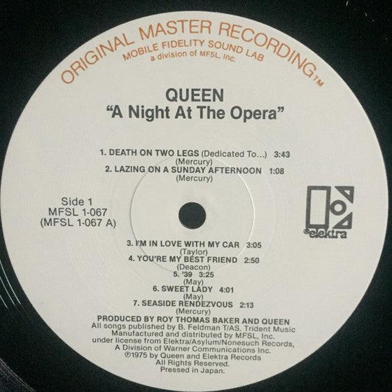 Queen – A Night At The Opera (Half-speed Mastering) - AudioSoundMusic