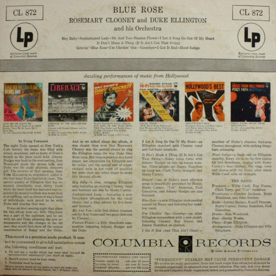 Rosemary Clooney & Duke Ellington - Blue Rose (Mono) - AudioSoundMusic