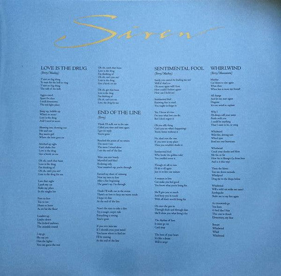 Roxy Music – Siren (Half-speed Mastering) - AudioSoundMusic