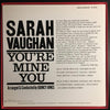 Sarah Vaughan – You're Mine You (4LP, 4 sides, 45RPM, Box set, 200g, Clear vinyl) - AudioSoundMusic