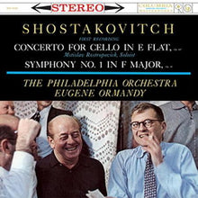  Shostakovich - Cello Concerto No. 1, Symphony No. 1 – Mstislav Rostropovich and the Philadelphia Orchestra conducted by Eugene Ormandy - AudioSoundMusic