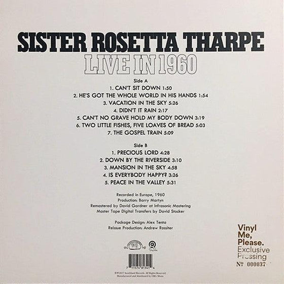 Sister Rosetta Tharpe - Live In 1960 - AudioSoundMusic