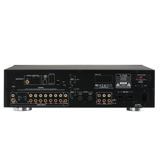 SOLID STATE PRE AMPLIFIER ADVANCE X-P500 BLACK (MM, MC, MC High level) - AudioSoundMusic