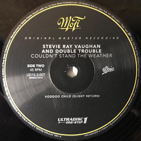 Stevie Ray Vaughan - Couldn't Stand The Weather (2LP, 45 RPM, Box, 1STEP, SuperVinyl) - AudioSoundMusic