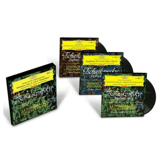 Tchaikovsky - Sinfonies N° 4, 5 & 6 “Pathétique”- Evgeny Mravinsky & The Leningrader Philharmonie (3LP, Box set) - AudioSoundMusic