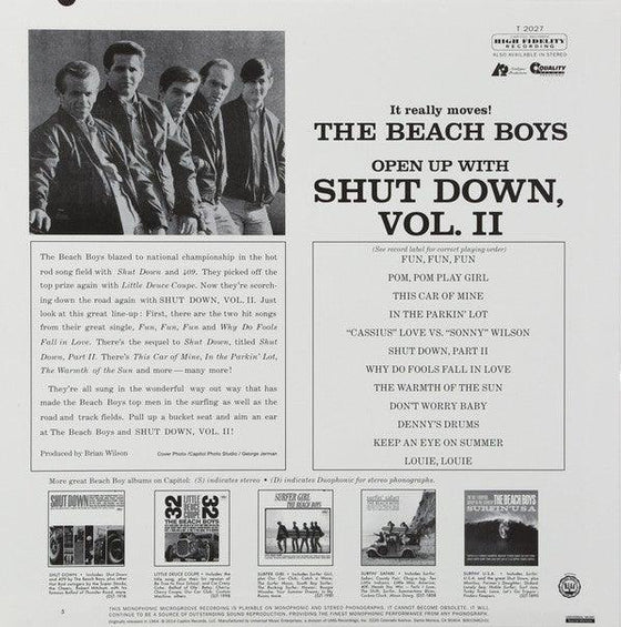 The Beach Boys - Shut Down Volume 2 (Mono, 200g) - AudioSoundMusic