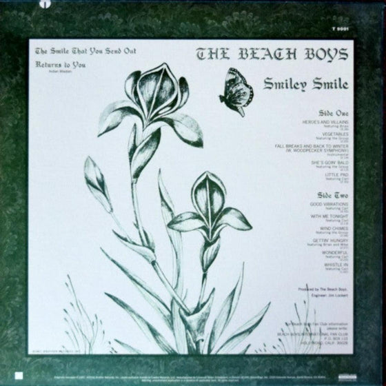 The Beach Boys - Smiley Smile (Stereo, 200g) - AudioSoundMusic